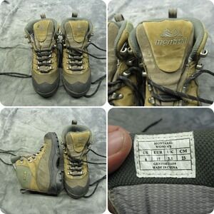 Montrail Womens Boots 6 Green Lace-Up Gore-Tex Waterproof‎ Trail Hiking Outdoor